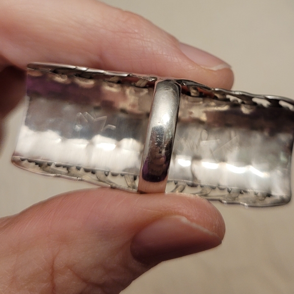 Native American Zuni Petit Point Sleeping Beauty Turquoise Ring - Picture 10 of 14